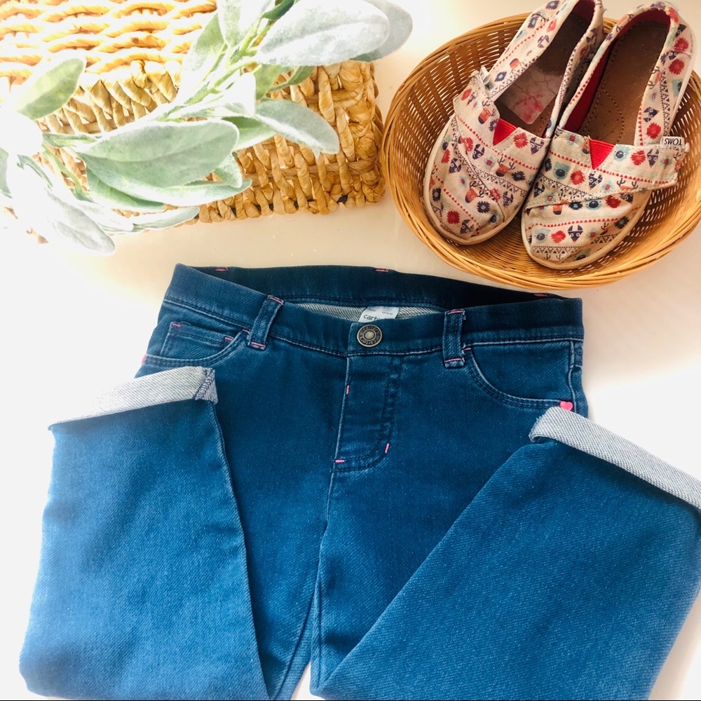 2 for $10. Carter’s toddler stretch jeans